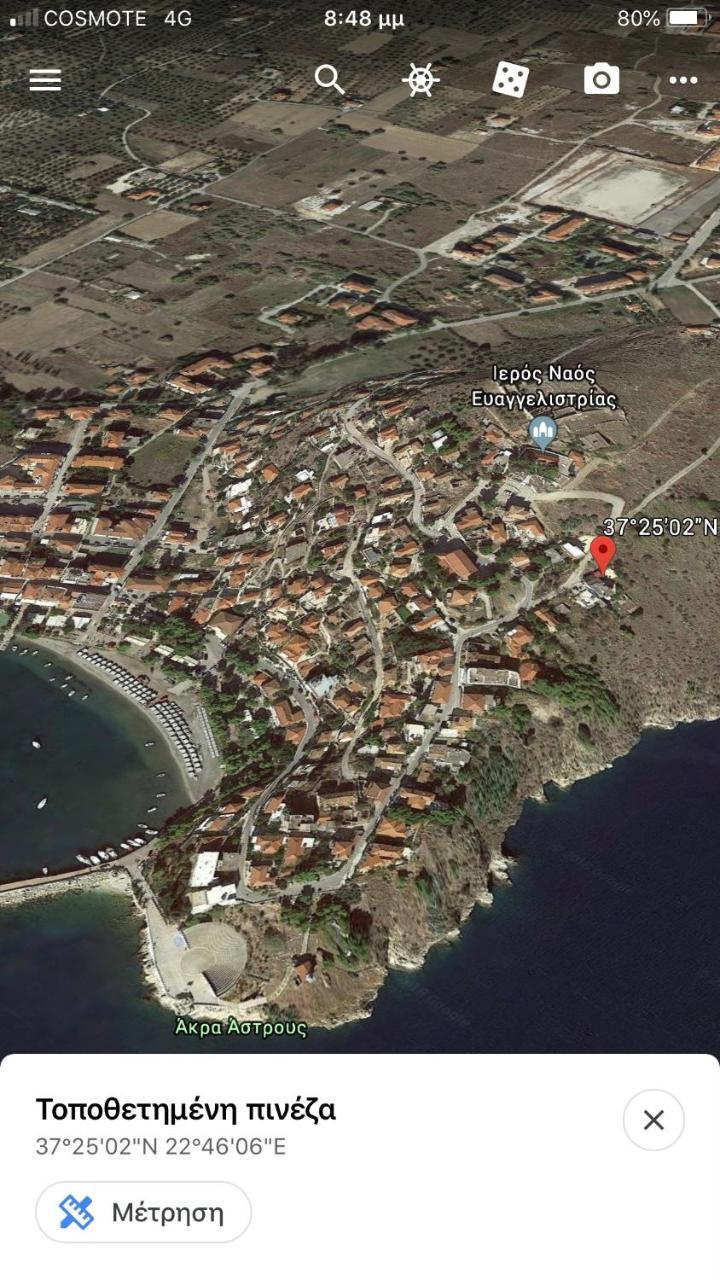 Villa Castle Sea View Paralio Astros Luaran gambar