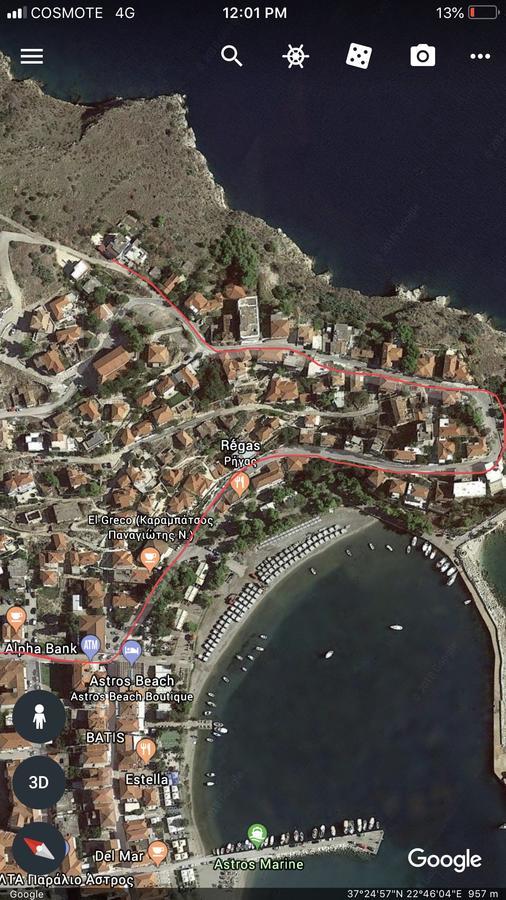 Villa Castle Sea View Paralio Astros Luaran gambar